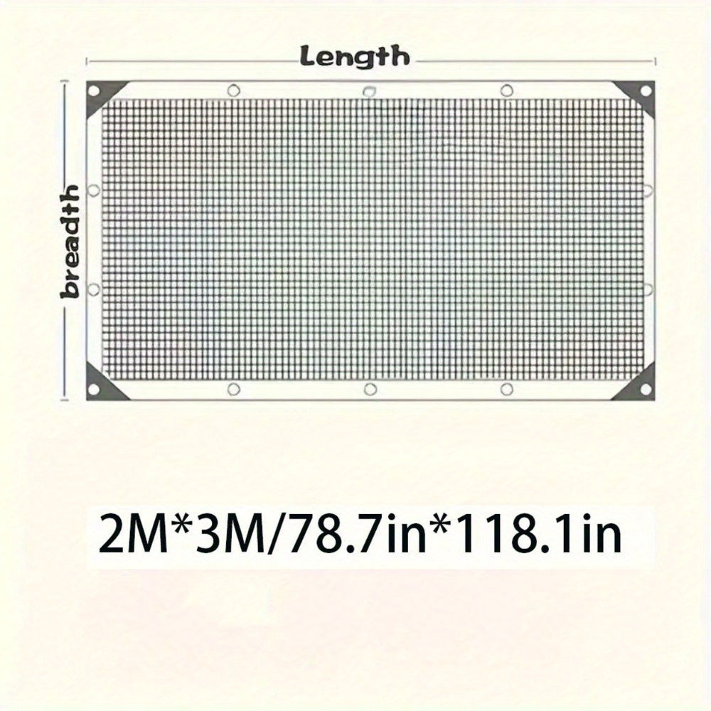 Shade Cloth UV Resistant HDPE Sunshade Net Outdoor Garden Canopy Sun Shade Cover 85% Blockage Multicolor Rectangular