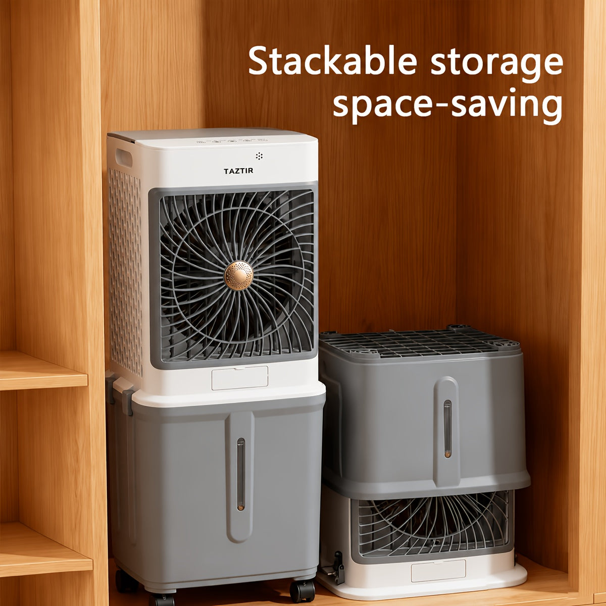 2200 CFM Portable Evaporative Air Cooler – Top-Fill Swamp Cooler with 8.7 Gal Tank, 120° Swing, 3 Speeds, 1/2/4H Timer, 35dB Quiet & 4 Ice Packs | Bedroom, Office, Patio, Kitchen