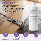 4x Concentrated Liquid Floor Cleaner 500ml - Pet-Friendly, Scented, Cleans & Deodorizes, No Watermarks, Multi-Surface Formula - Lavender, Citrus, Vanilla Lemon & Coconut Scents