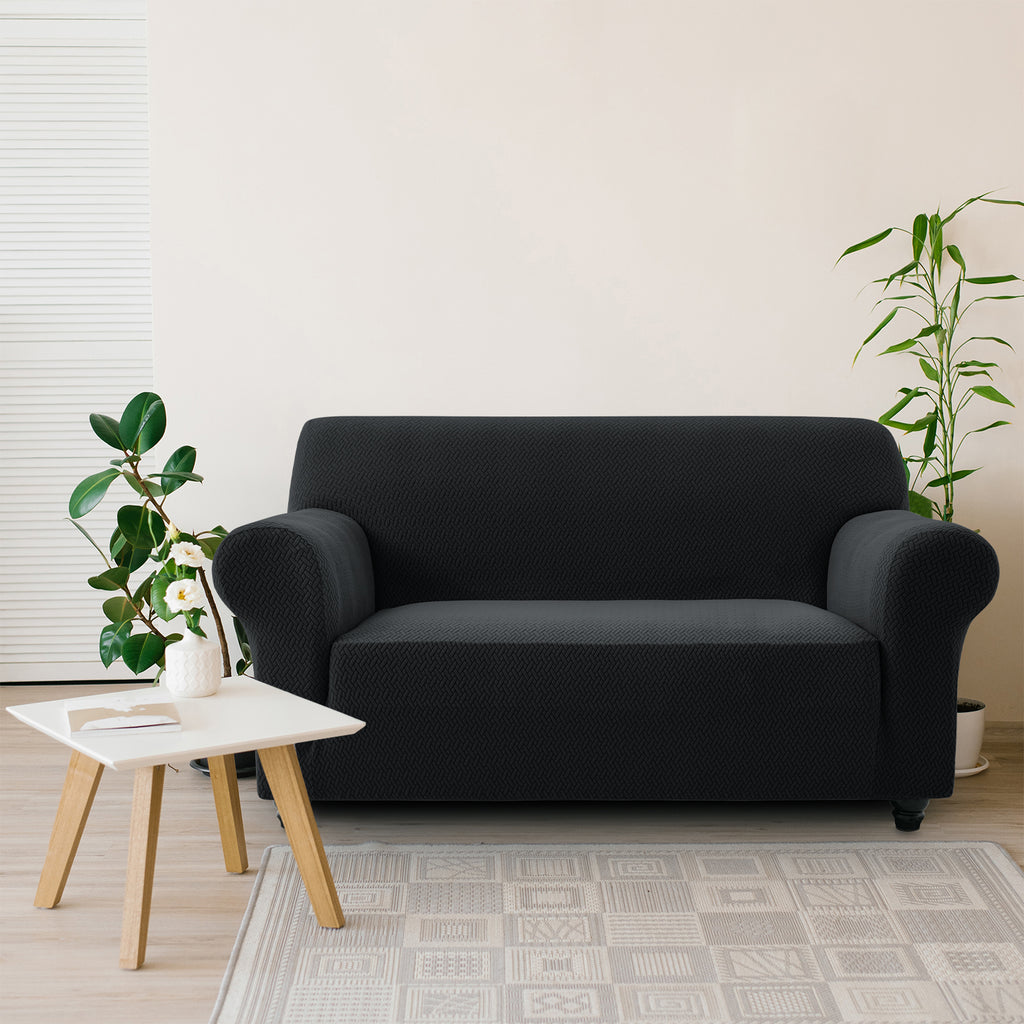 Elastic Stretch Sofa Cover Spandex – Non-Slip Couch Slipcover, Pet-Friendly, Machine Washable, All-Season, 7 Colors, 1/2/3 Seater, Living Room Bedroom Office Home Decor