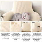 Shredded Memory Foam Reading Pillow with Arms & Pockets – Backrest Pillow for Bed & Couch Sitting Up, Removable Washable Cover, Multiple Colors & Sizes