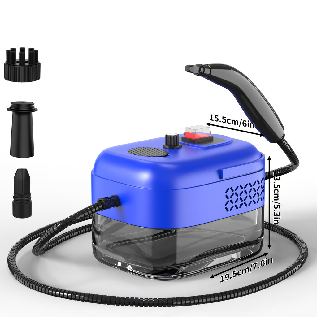 Steam Cleaner 9-Gear 47oz - High-Pressure Handheld with 9-Speed Adjustment, LCD Display & 47.34oz Tank for Kitchen, Carpet & Sofa | 7 Colors