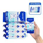 Flushable Wet Wipes with Probiotics, Plant-Based Fibers Fragrance-Free Sewer-Safe Butt Wipes, Soft Thick Disposable Personal Care Wipes for Adults, Incontinence & Sensitive Skin, Multi-Pack