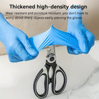 Nitrile Gloves 1000pcs Blue Disposable Powder Free Latex Free S M L XL Protective Gloves for Cleaning Cooking Gardening Food Prep Medical Non-Sterile Bulk Gloves Box Home Kitchen Outdoor Use