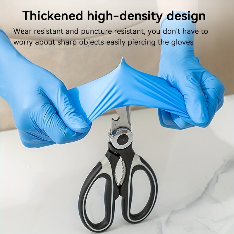 Nitrile Gloves 1000pcs Blue Disposable Powder Free Latex Free S M L XL Protective Gloves for Cleaning Cooking Gardening Food Prep Medical Non-Sterile Bulk Gloves Box Home Kitchen Outdoor Use
