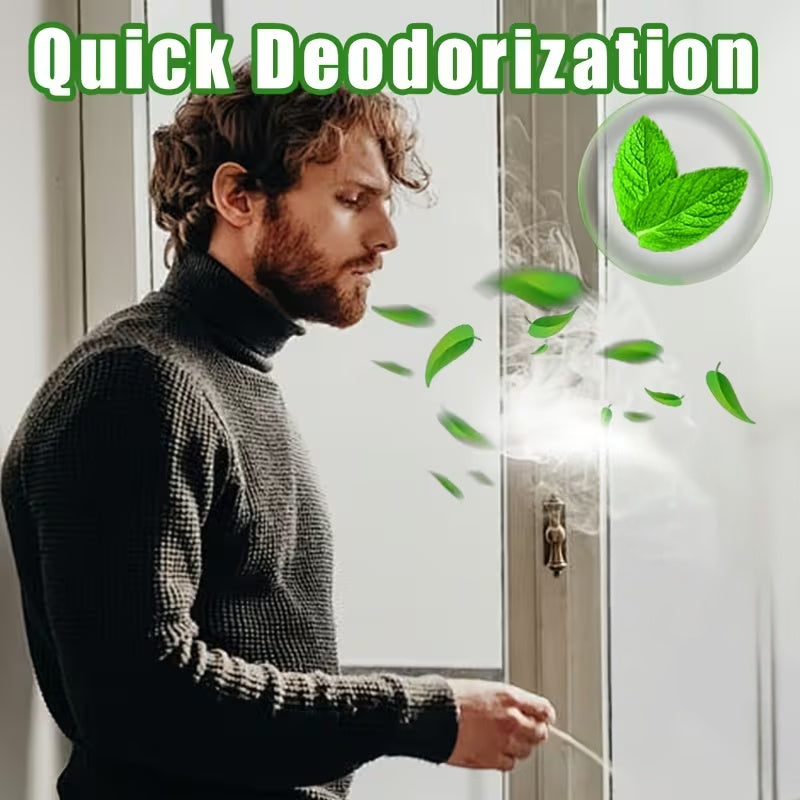 Cigarette Smoke Odor Eliminator Spray – Gentle Daily-Use Air Freshener for Home, Office, Bathroom, Kitchen, Car & Shoes, Neutralizes Smoke Smells, Easy Spray Application