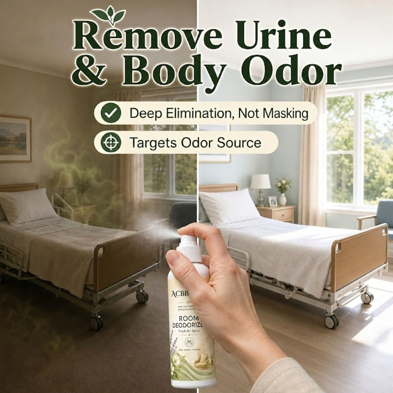 Odor Eliminator Spray for Elderly Care | Room, Bedroom & Body Odor Removal, Urine Odor Neutralizer, Air Freshener Deodorizer for Guesthouses, Hotel Bedrooms & Home, Long-Lasting Fragrance