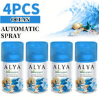 Automatic Spray Air Freshener Refill 8.45 oz, 1 or 4 Pack, 6 Scents Lavender Vanilla Cool Linen Ocean Magnolia Mixed Berries, Odor Eliminating Room Spray for Home Bathroom Car Office Closet
