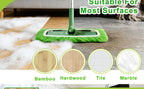 Microfiber Mop Pads 15 Pack Compatible with Swiffer Sweeper Reusable Washable Wet Dry Mopping Cloths Refill for Hardwood Tile Vinyl Floors