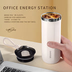 Insulated Travel Mug 16.91oz 304 Stainless Steel Vacuum – Leak-Proof Non-Slip Portable Coffee Cup for Indoor & Outdoor, Winter Holiday Gift