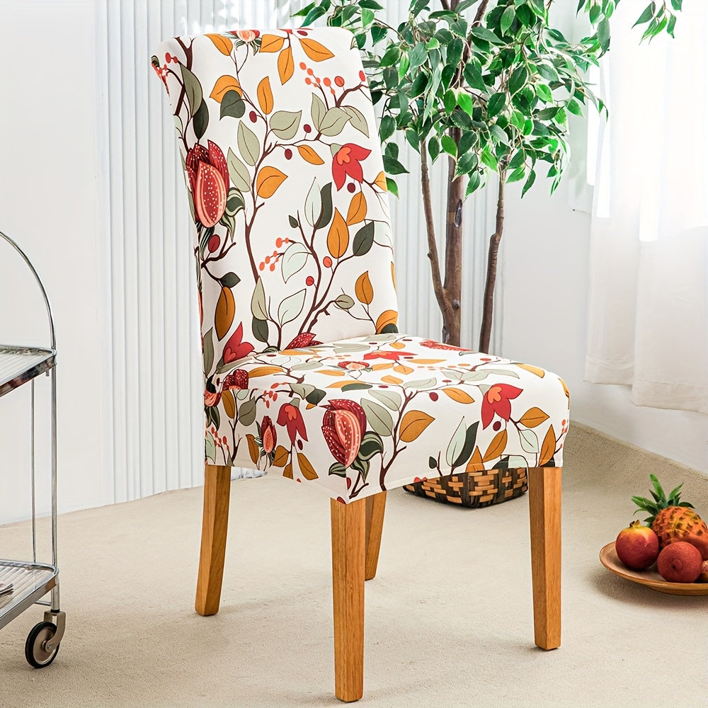Spandex Stretch Dining Chair Covers Slipcovers Set of 4 & 6 – Removable Washable Parsons Chair Protector for Dining Room, Kitchen, Hotel, Wedding Ceremony, Banquet