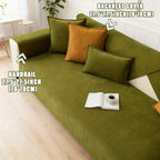Chenille Ribbed Sofa Cover – Pet-Friendly Non-Slip Stretch Slipcover, Machine Washable Sofa Protector for 2, 3 & 4-Seater and Sectional Sofas, Modern Living Room Couch Cover
