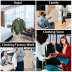 Foldable Ironing Rack & Clothes Drying Rack – Height-Adjustable, 360° Rotating Arm, Space-Saving Telescopic Laundry Stand for Home & Small Spaces | Black & Grey