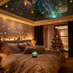 Starry Sky Mood Light – Milky Way Design 7-Color USB Frosted Glass Table Lamp with Remote Control for Bedroom Party Decor