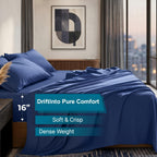 Cooling Bamboo Bed Sheet Set 3 4 Piece 3000TC - Extra Deep Pocket 20 Inch Soft Hotel Quality Wrinkle Resistant Twin Full Queen King Hot Sleepers