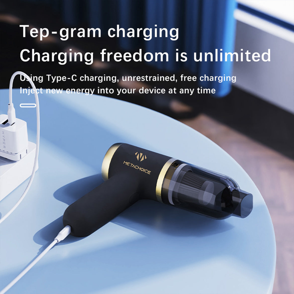 Cordless Handheld Vacuum Cleaner 12KPa High Suction – Blow & Suction Dual Mode, Ultra-Lightweight 12.2oz, 2x2000mAh Battery, Type-C Charging, Mini Portable Vacuum for Car Home Office Pet Hair