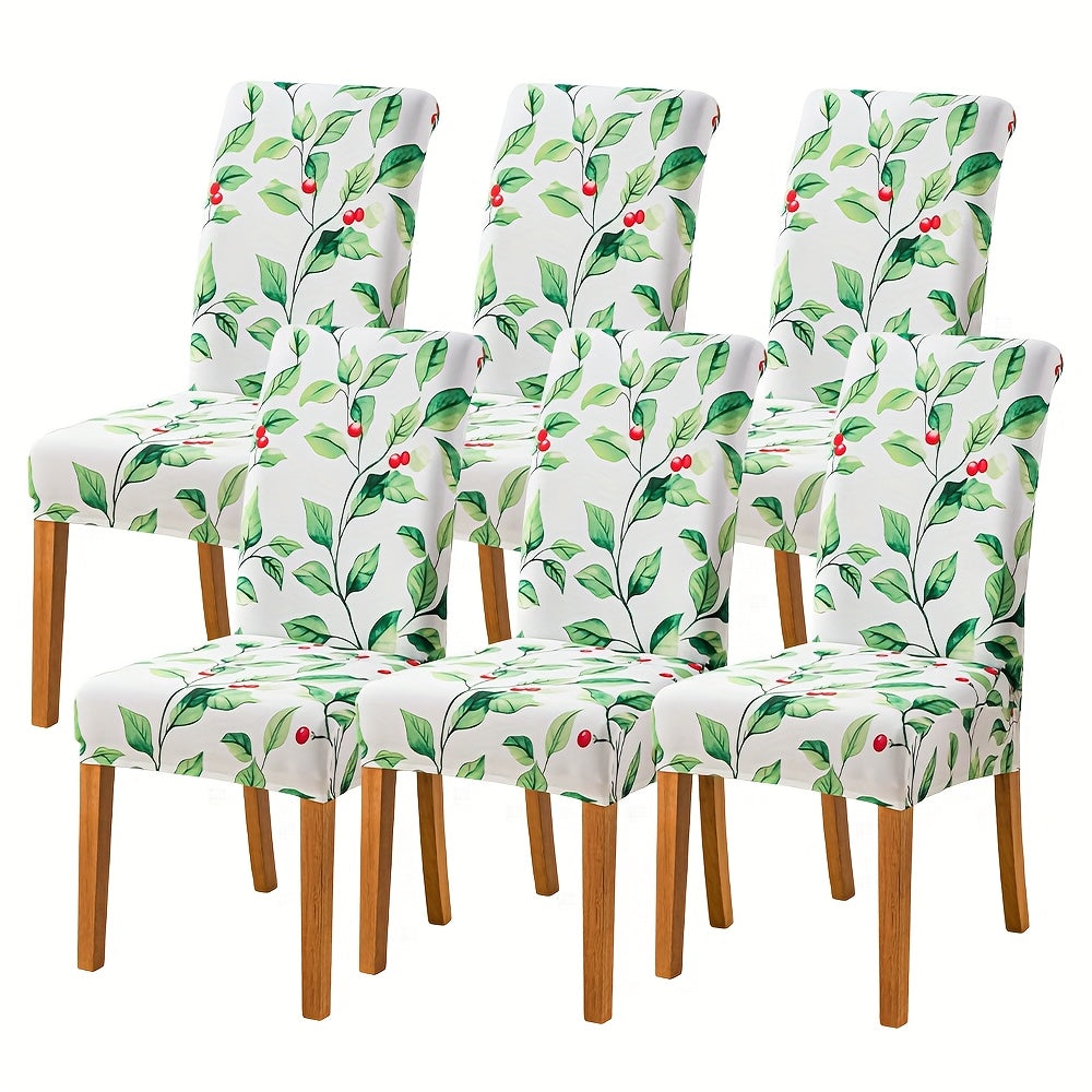 Spandex Stretch Dining Chair Covers Slipcovers Set of 4 & 6 – Removable Washable Parsons Chair Protector for Dining Room, Kitchen, Hotel, Wedding Ceremony, Banquet