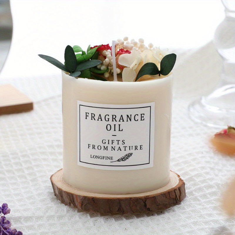 Scented Candles Gift Set for Women 8oz Eternal Flower Home Fragrance Candle – Gardenia Lavender Birthday Valentine Anniversary Christmas Gift