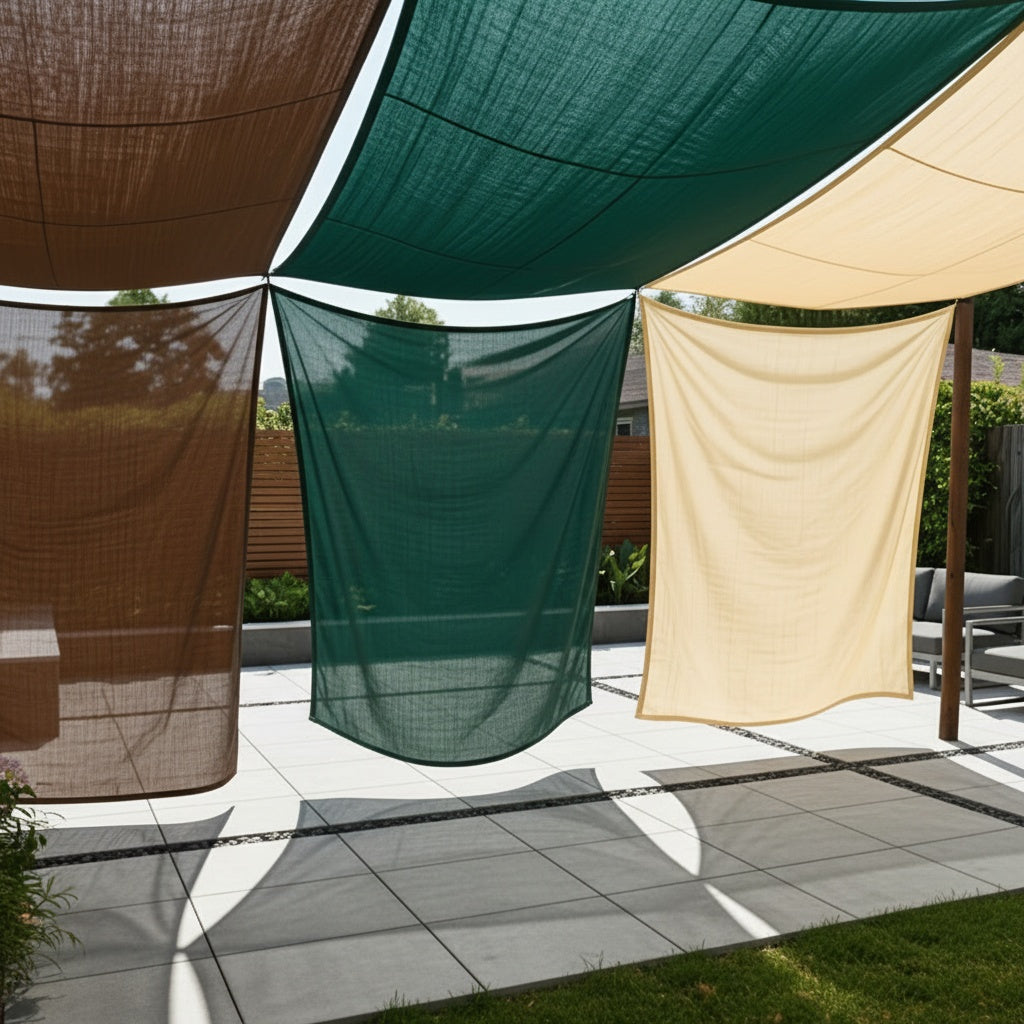 Outdoor Shade Cloth UV Block Privacy Fence Screen – HDPE Sunshade Net for Patio, Garden & Lawn | Multiple Sizes & Colors with Lanyard Included