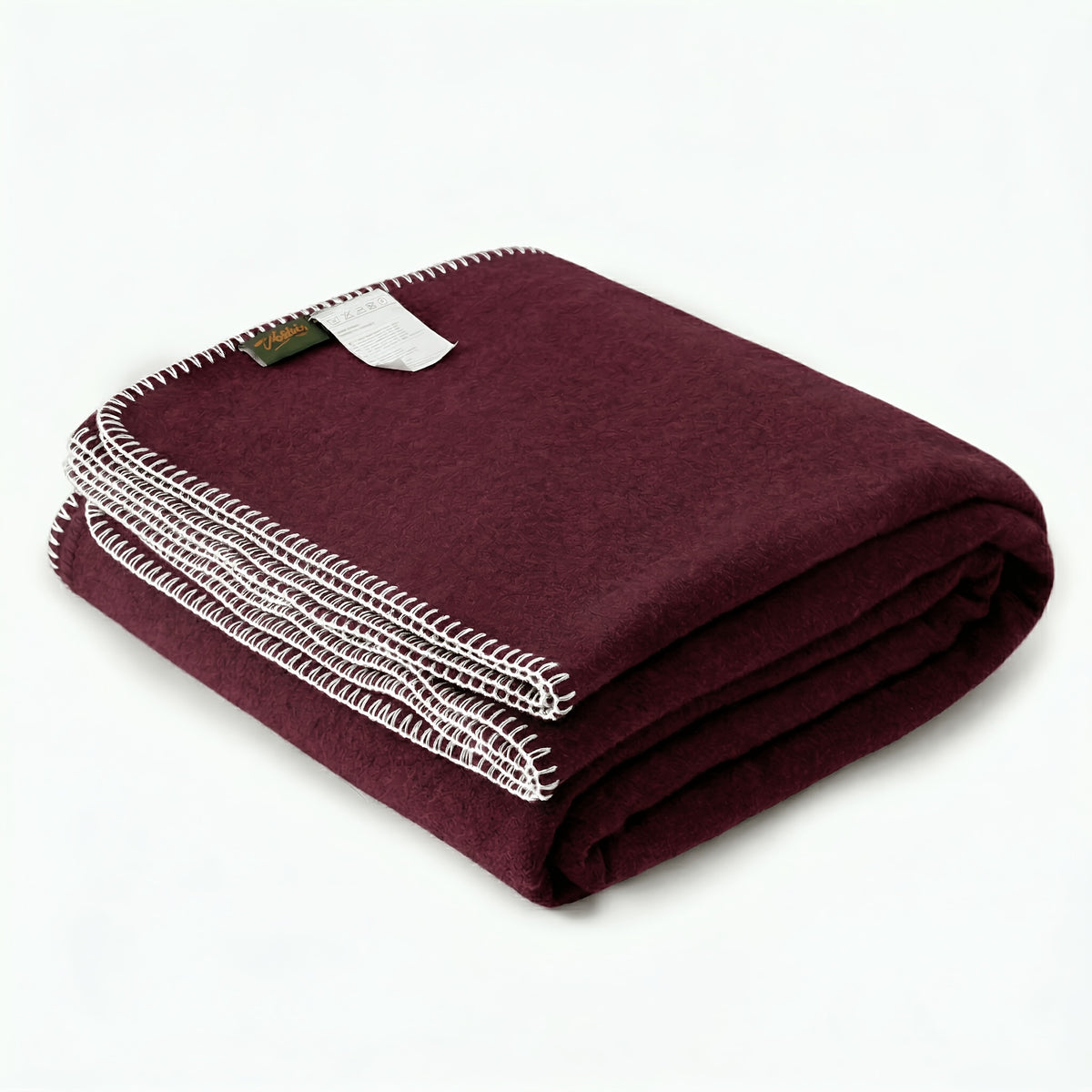 Merino Wool Blanket – Large 62”×86” Warm Thick Washable Throw | Sofa, Bed, Camping & Outdoor | 6 Colors | All Seasons