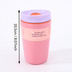 Vacuum Insulated Coffee Travel Cup 350ml 11.83oz - 304 Stainless Steel Double-Wall Flask with Push Lid & Direct Drinking Spout for Office, Travel & Outdoor, 4 Colors