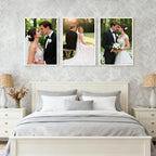16x24 Picture Frame 3 Pack Scratch-Proof Poster Frames White Black Gold Natural Slide-In Horizontal Vertical Wall Mount for Photo Gallery