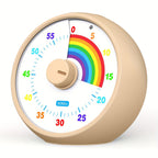 60-Minute Visual Countdown Timer | Silent, Color-Coded | Classroom, Office & Kitchen