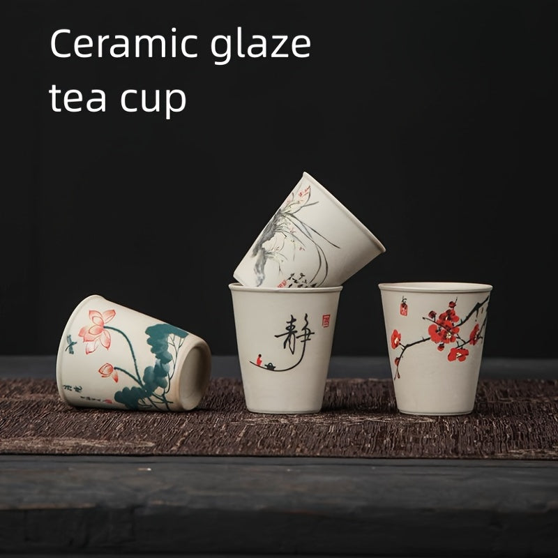 Chinese Ceramic Tea Cups 8pcs – Porcelain Cup & Saucer Combo for Tea Lovers | Elegant Wedding Favors & Cultural Gifts