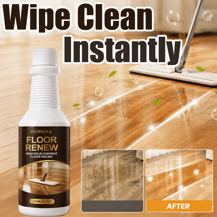 Floor Polishing Cleaner 5oz, Quick Brightening Deep Clean & Stain Removal for Wood, Tile & Marble Floors, Best Alternative to Floor Waxing for a Lasting Shine Without the Effort