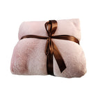 Double Sided Throw Blanket Super Soft Oversized Cozy Knit Blanket Machine Washable for Couch Bed Office Chair Pad Wearable Blanket Multiple Colors