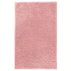 Chenille Bathroom Rug Extra Soft Absorbent Bath Mats for Bathroom Floor – Non-Slip, Water Absorbent, Machine Washable Bath Mat