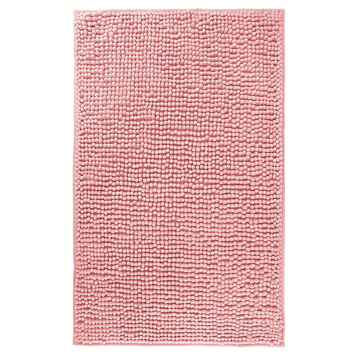 Chenille Bathroom Rug Extra Soft Absorbent Bath Mats for Bathroom Floor – Non-Slip, Water Absorbent, Machine Washable Bath Mat