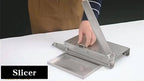 Manual Meat Slicer Stainless Steel for Frozen Meat & Beef Rolls – Easy-Clean Handheld Cutter for Hot Pot, Shabu Shabu, BBQ, Vegetables & Soft Bone, Home Kitchen (Model ZD-01)