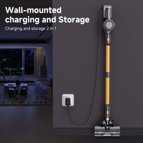 30-60Kpa Stick Vacuum Cleaner Cordless & Corded 55Min Runtime Anti-Tangle Lightweight Handheld for Hardwood Floor Carpet Pet Hair 5 Colors
