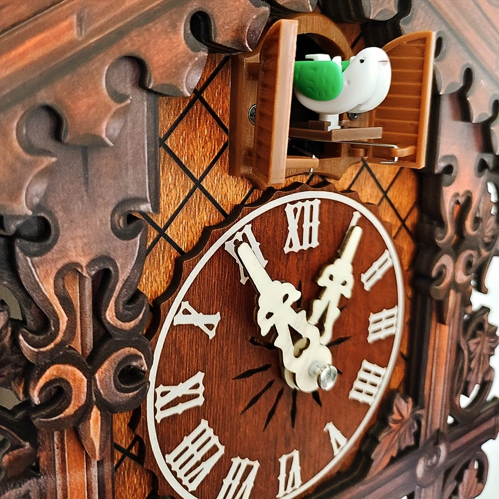 Cuckoo Clock for Wall – Decorative Bird Chime Wall Clock, Classic Coo Coo Clock with Hourly Bird Sound, Charming Home Decor Timepiece