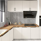 3D Marble Peel and Stick Wall Tiles 20/50pcs, Self-Adhesive Foam Wall Panels & Wall Stickers for Bathroom, Kitchen, Living Room & Bedroom Renovation, Easy to Cut & Clean, Grey Marble, Not Real Tile