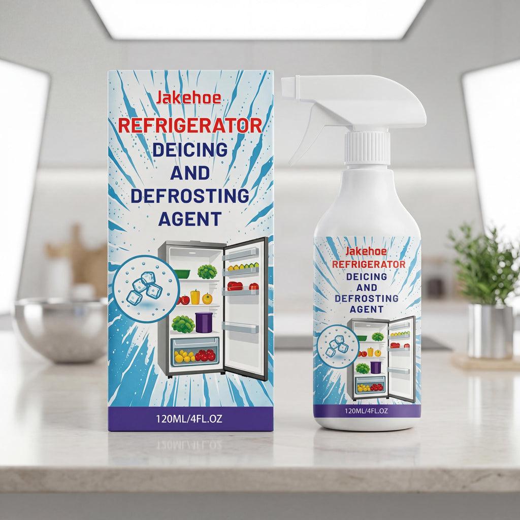 Freezer Defroster Spray 4.06oz Fast-Acting Refrigerator Deicer – Melts Thick Ice Instantly, No Scraping, No Residue, Safe for Home Fridge, RV & Travel Freezer Defrost Solution