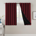Blackout Curtains 2 Panels 100% Room Darkening 96 Inch Long – Triple Weave Thermal Insulated Back Tab & Rod Pocket Window Drapes for Bedroom & Living Room