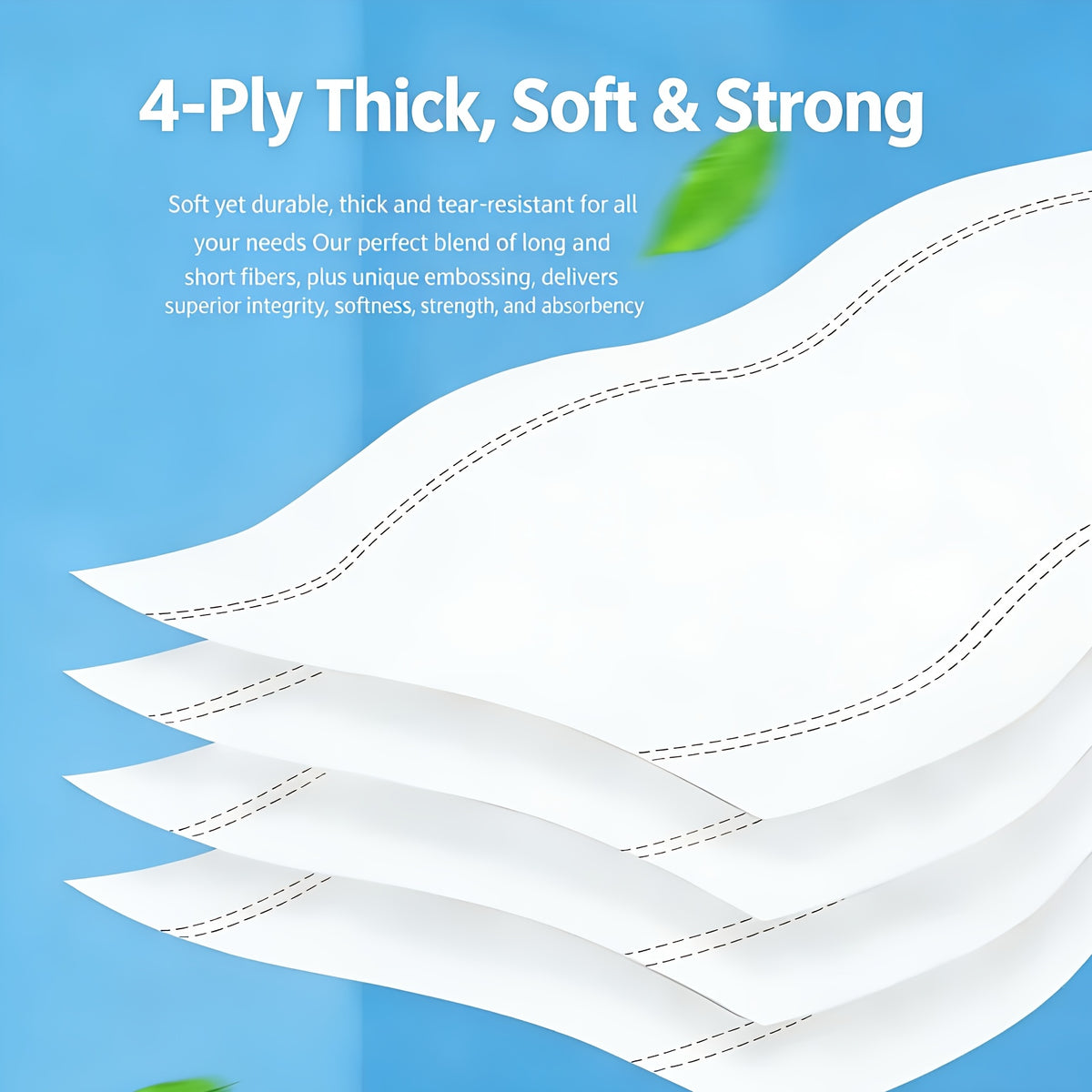 Ultrasoft 4-Ply Facial Tissues 12-Pack 400 Sheets Each - Unbleached, No Dyes, Lint-Free & Absorbent, Thick & Strong for Face Cleaning, Daily Use & Napkin Replacement
