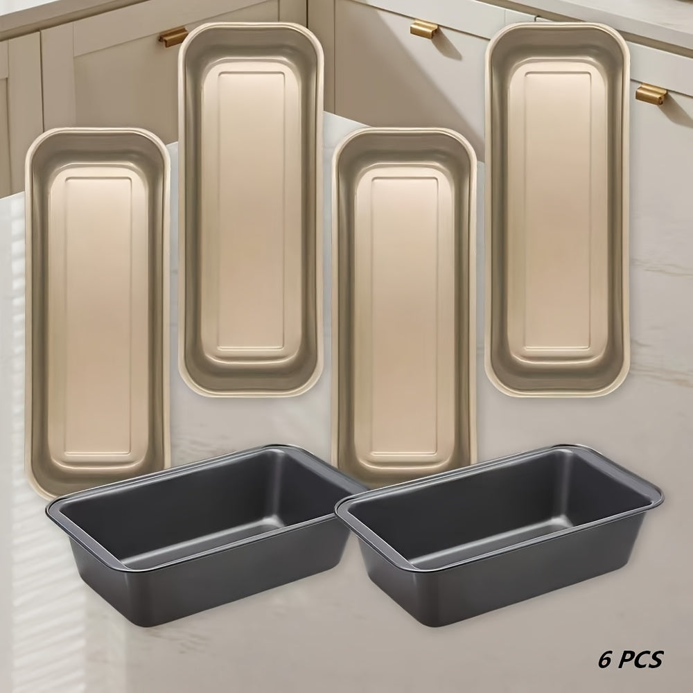 Golden Loaf Pan Set - 4 or 8 Piece, 33cm/12.99 Inch Nonstick Bread Pan for Oven Baking, Pound Cake, Toast & Holiday Baking, Bundle Options with Bread Box, Baking Pan & Cooling Rack