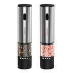 Electric Salt and Pepper Grinder Rechargeable USB – Adjustable Coarseness Automatic Pepper Mill, Stainless Steel with Lithium Battery for Home Kitchen, BBQ & Dining Table, 1pc or 2pcs Set