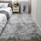 Fluffy Area Rug – Soft Shaggy Carpet for Living Room Bedroom Sofa Side, Non-Slip Home Decorative Floor Mat, Multiple Sizes & Colors