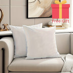Throw Pillow Inserts Hypoallergenic, Plush Fluffy Cushion Forms for Sofa, Bed & Couch, Square Pillow Stuffers for Home Decoration, Available in 2 to 24 Piece Sets, Multiple Sizes