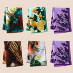 Kitchen Hand Towels Set 6 Pieces – Colorful Printed Tea Towels, Soft Absorbent Holiday Kitchen Cloths for Kitchen Decor & Cleaning