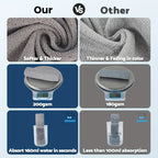 Microfiber Cleaning Cloths 100 Pack, Washable Reusable Tear-Away Towel Roll, 12x12 Absorbent Rags for Kitchen Bathroom Car House Dishcloths