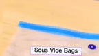 Portable USB Rechargeable Vacuum Sealer Kit with 9 Reusable Bags | Mini Electric Vacuum Pump for Food Storage, Meal Prep & Sous Vide | 3 Bag Sizes Included