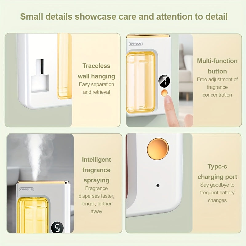 Essential Oil Diffuser and Humidifier USB Powered Auto Shut-Off Quiet Compact Aromatherapy for Home Bedroom Bathroom Office with Essential Oil Sets Hilton Shangri-La Gardenia Ocean Encounter