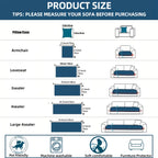 Plaid Sofa Protector Thickened Non-Slip Machine Washable Stretchable Pet Friendly - Sofa Cover for Living Room Bedroom Office Loveseat 4 Seater 6 Colors