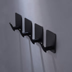 Self Adhesive Towel Hooks for Bathroom – 8-Pack Heavy Duty No-Drill Wall Mount Stainless Steel Sticky Wall Hanger for Robe, Clothes, Hat, Keys, Kitchen & Bathroom, Gold, Silver, White