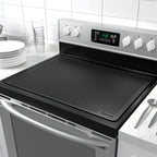 Silicone Stove Top Cover and Dish Drying Mat 30x21 Inch - Anti-Slip Thick Protective Mat for Glass and Electric Cooktops, Countertops and Washer Dryer - Heat Resistant Kitchen Mat